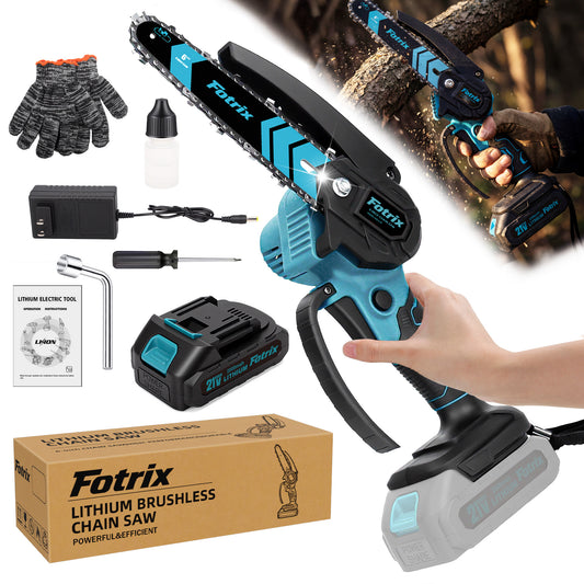Fotrix 6-inch chainsaw（with single battery）