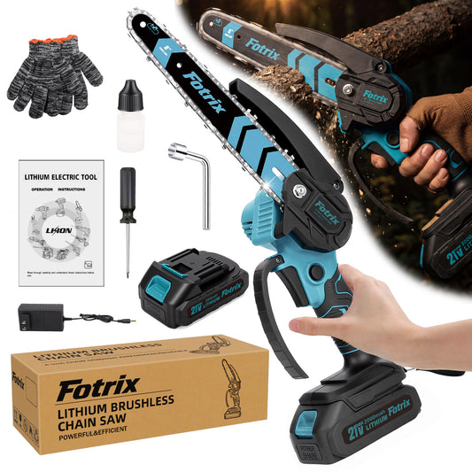 Fotrix 8-inch chainsaw（with single battery）