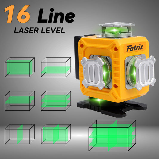 Fotrix 4color 4×360° Automatic Leveling Laser Level upgrade Set（Without Tripod）