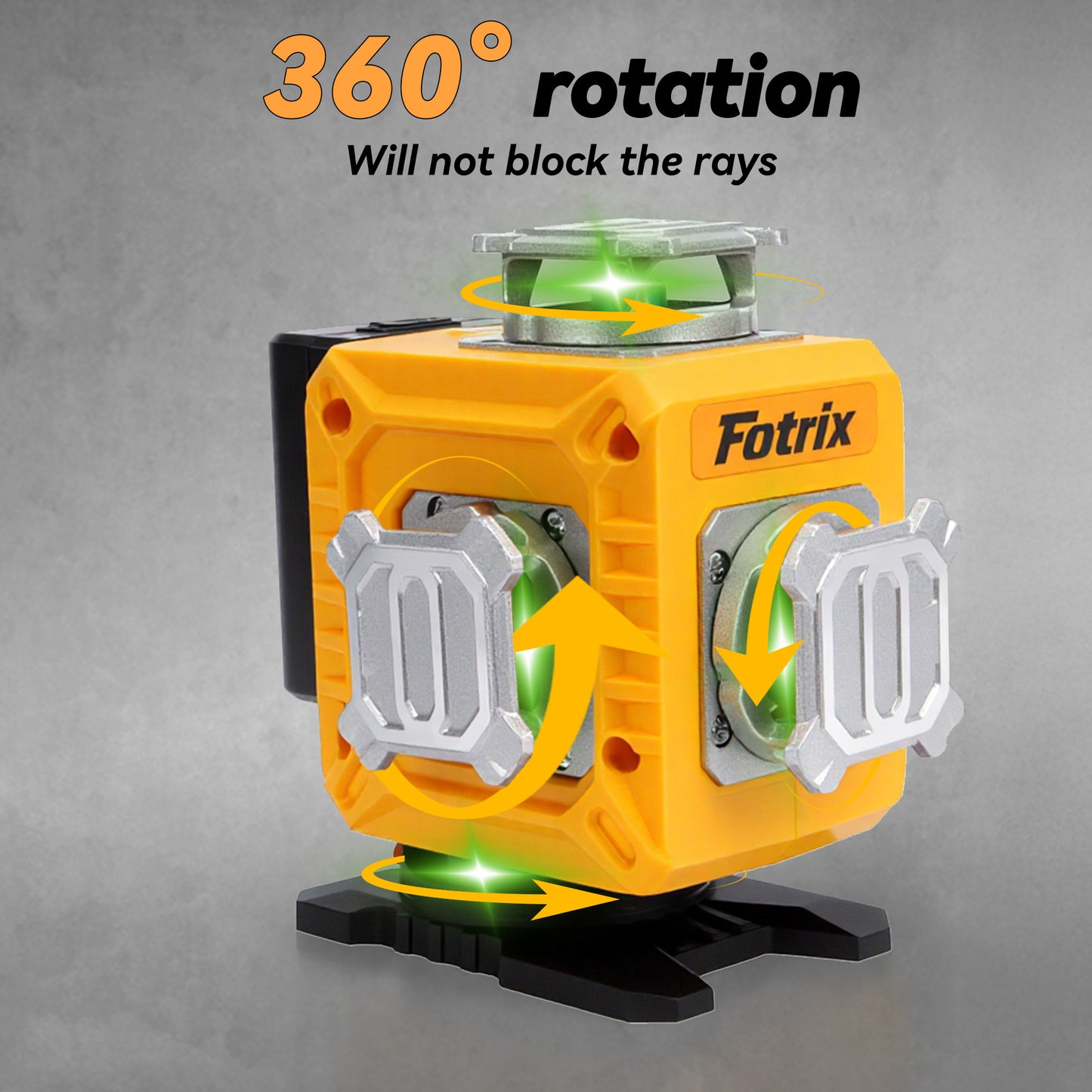 Fotrix 4color 4×360° Automatic Leveling Laser Level upgrade Set（Without Tripod）