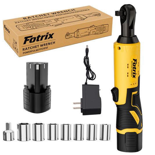 Fotrix Cordless Electric Ratchet Wrench Set single battery