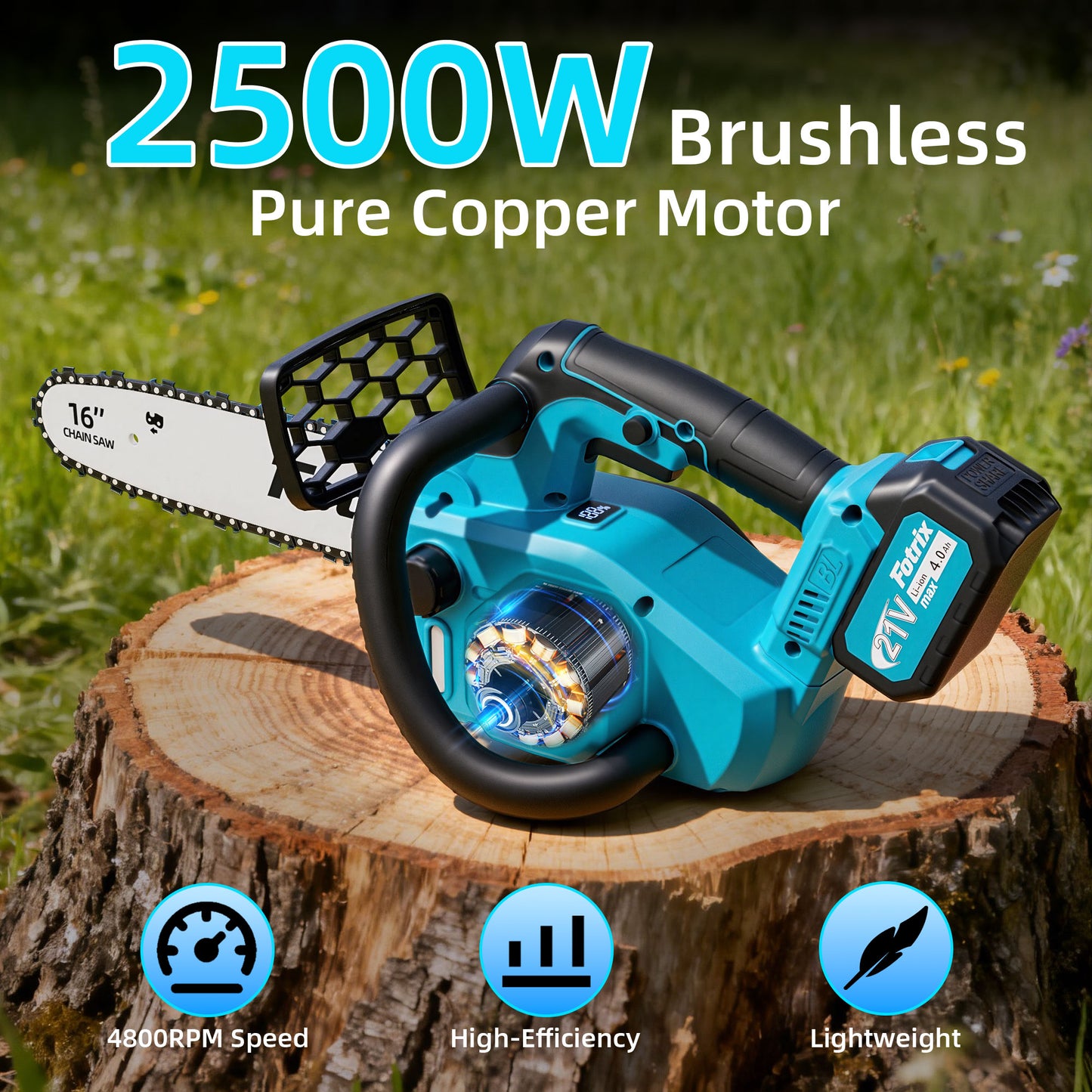 Fotrix 16inch chainsaws （double battery）