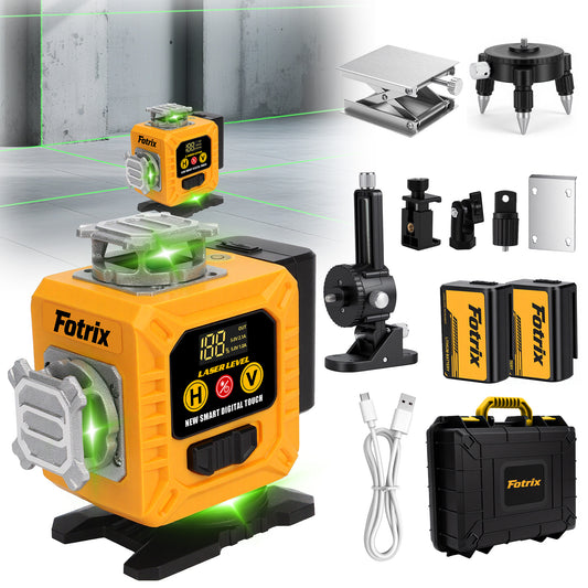 Fotrix 4color 4×360° Automatic Leveling Laser Level upgrade Set（Without Tripod）